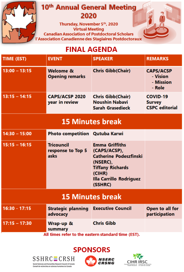 Final Agenda - AGM 2020